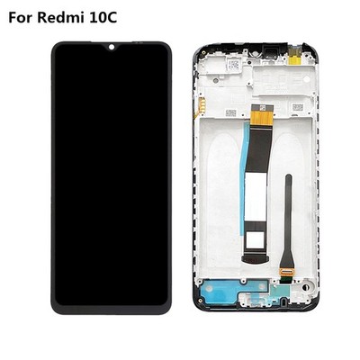 LCD Touch Screen Digitizer Assembly with frame For Xiaomi Redmi 10C Spare Parts