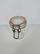 LE PARFAIT SUPER 330ml Glass Canning Jar Canister VTG Wire Bale France