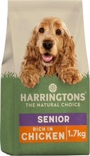 Harringtons Complete Dry Senior Dog Food Chicken & Rice 1.7kg (Pack of 4) - Made 13.44 per kilo