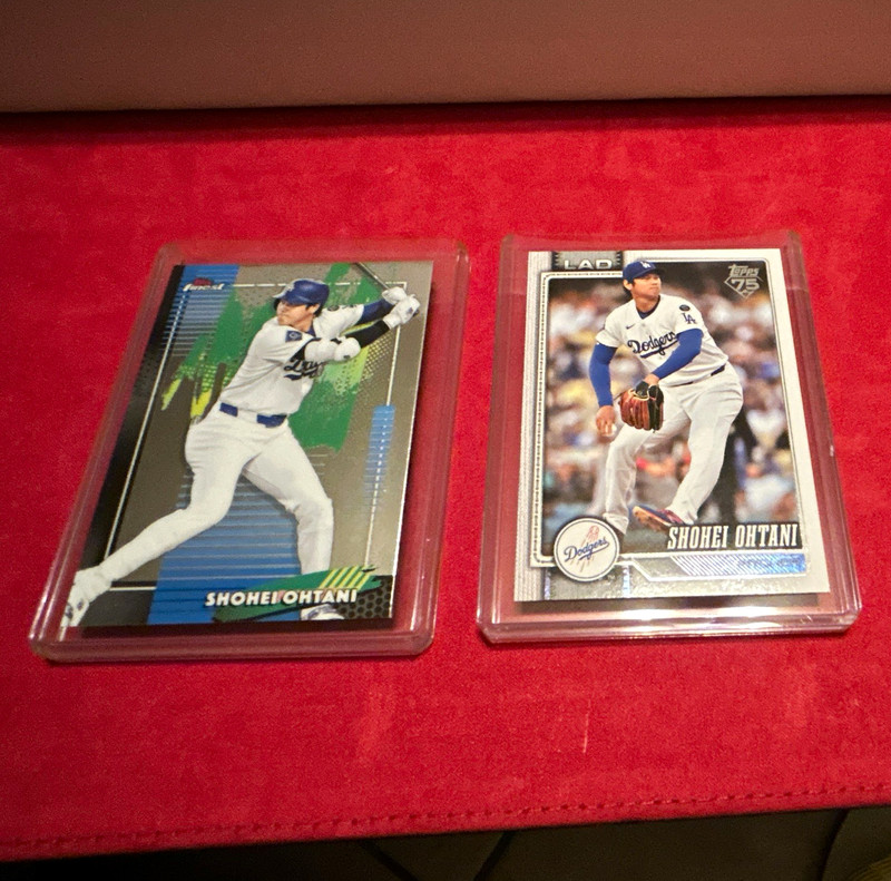 Topps 2025 Topps Finest/Topps MLB Baseball Trading Card Lot 2 Ohtani Dodgers