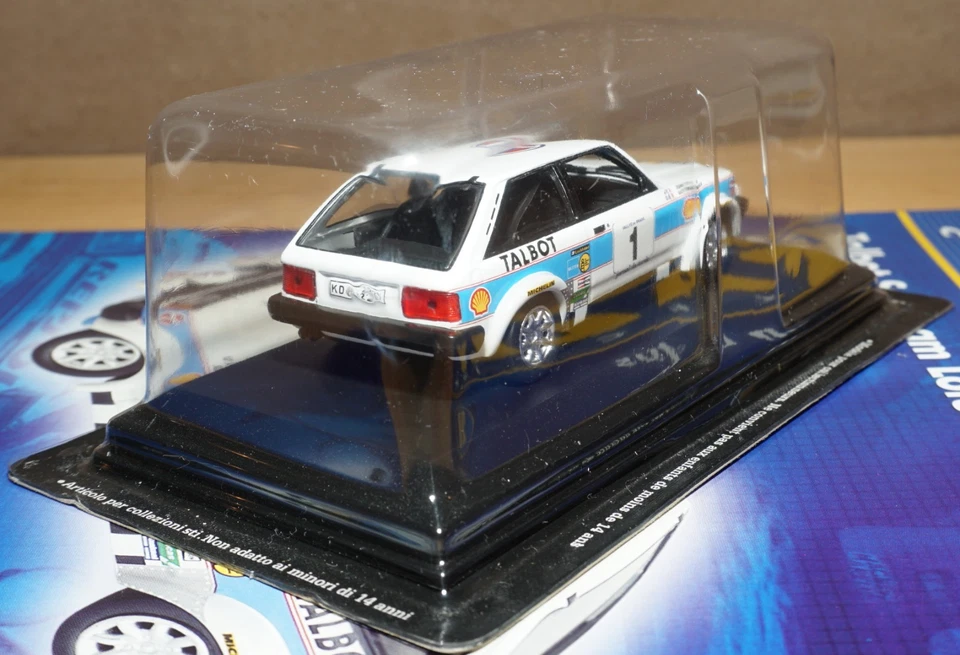 Sunbeam Talbot Lotus Rally Brazil 1981 Deagostini 1:43 Modellismo 1/43 auto - Immagine 3 di 4