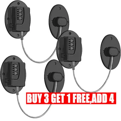 Password Baby Safety Door Window Lock for Children Kid Cabinet Drawer Coded Lock