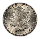 1891-S $1 Morgan Silver Dollar - Frosty - Semi Key Date - UNC - SKU-B3926