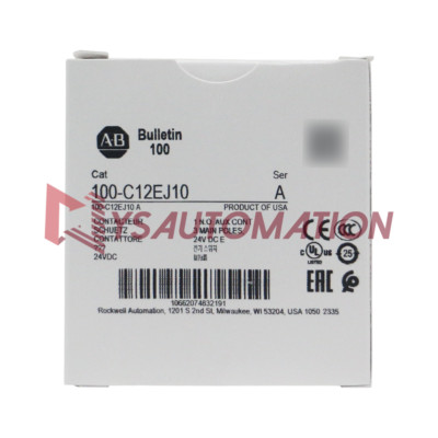 New 100-C12EJ10  Factory Sealed Allen-Bradley Contactor FAST SHIPPING