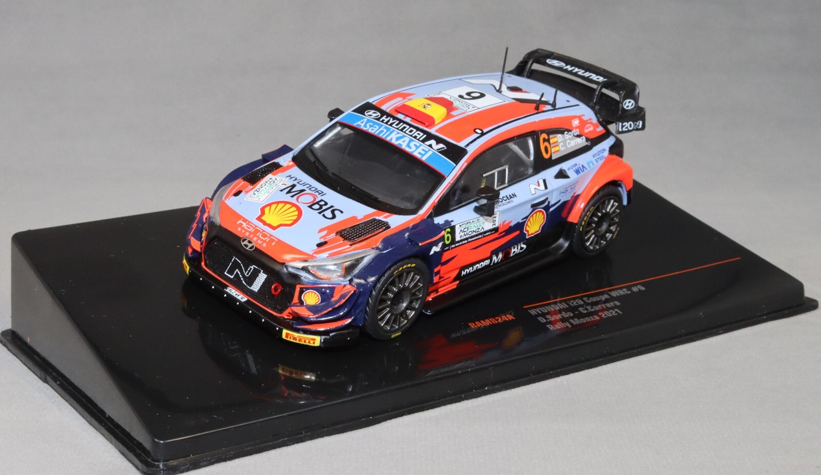 IXO Hyundai i20 Coupe WRC Monza Rally 2021 Dani Sordo RAM824A 1/43 NEW