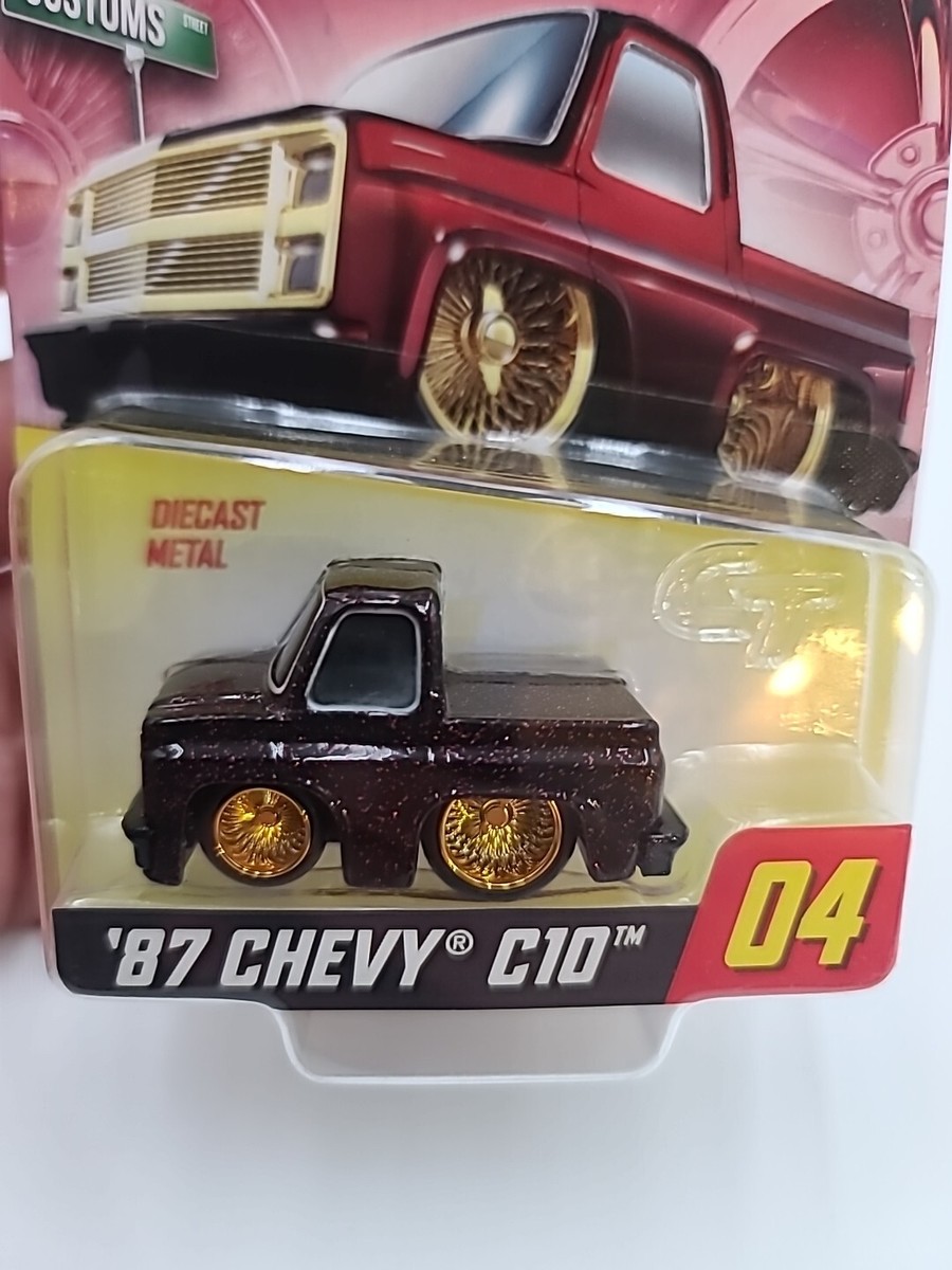 CAR TUNED MGA 87 CHEVY C10 WALGREENS HOBBY CANDY APPLE RED