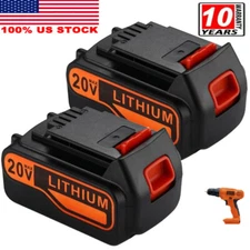 2Pack FOR Black & Decker 5.0Ah 20V LB2X4020 Battery 20V MAX Lithium LBXR20 LBX20