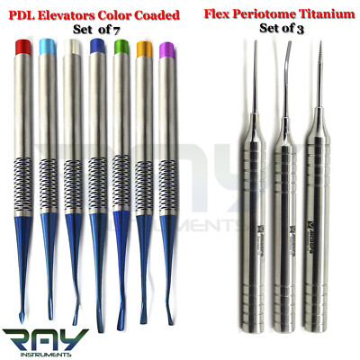 Dental Flexible Periotome Elevators Periodontal PDL Luxating Root Precise Tip CE