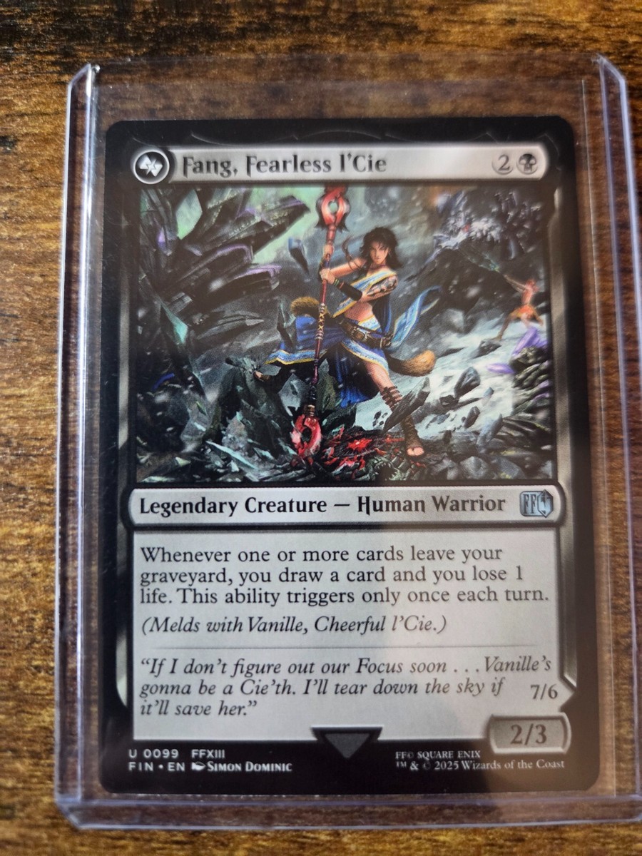 Magic: The Gathering Final Fantasy Fang Fearless I'Cie U