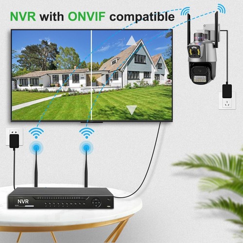 8MP 4K Wireless IP Camera WIFI Outdoor CCTV PTZ Smart Home Security IR Cam IP66 - Picture 14 of 19