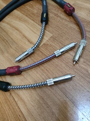 ORTOFON PREMIUM AIC-X7 RCA PAIR SIGNAL CABLE 2 X 1 METER FULL SET