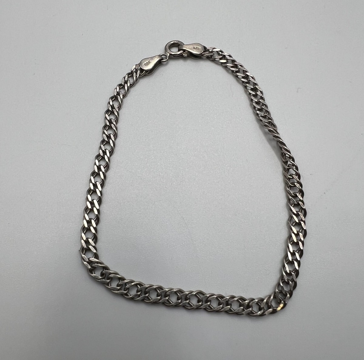Vintage Sterling Silver 925 Bracelet Men's & Women's Chain Jewelry