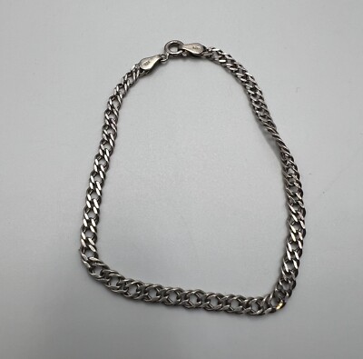 アクセサリー vintage silver 925 bracelet Vintage Sterling Silver 925 Bracelet Men's & Women's Chain Jewelry