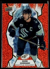 2021-22 Upper Deck Ice Orange Parallel Mark Giordano #22