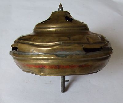 Ancienne Toupie Française En Laiton 1870 - Jouet XIXème Pour Collection