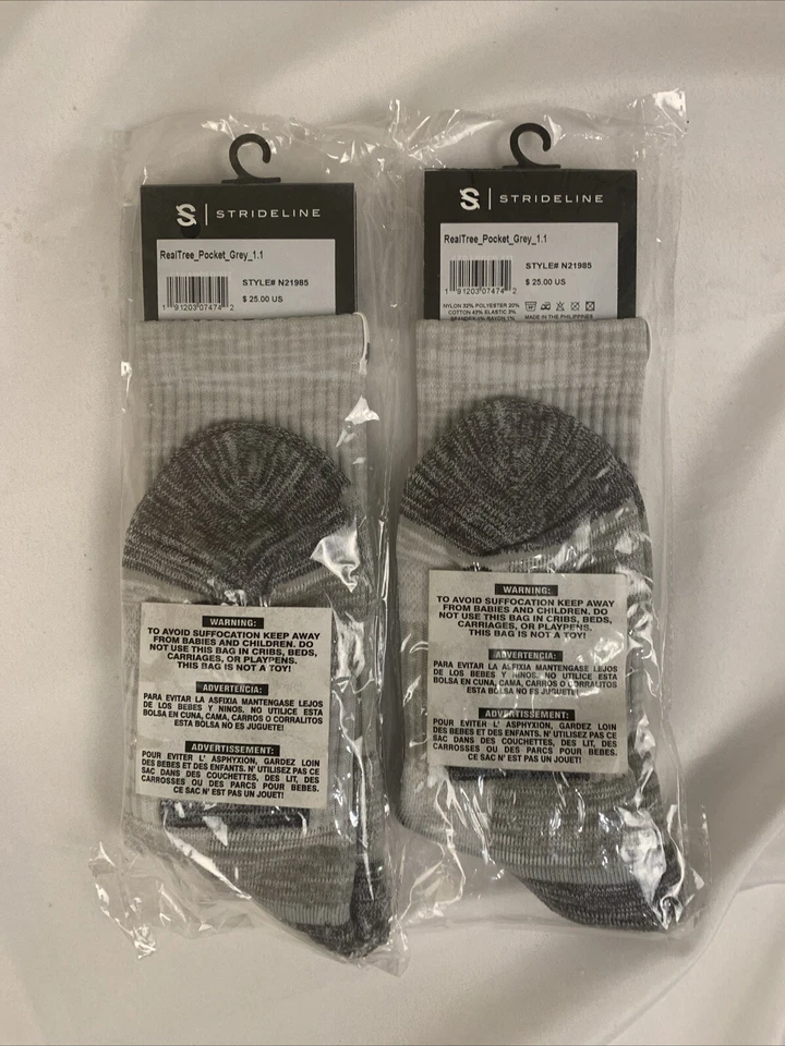 StrideLine Realtree Premium Hunting Socks w Pocket Size 9-11 THREE PAIR - Image 3 of 4