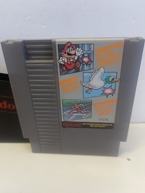 Super Mario Bros Duck Hunt World Class Track Meet Nintendo NES Authentic NOT TES
