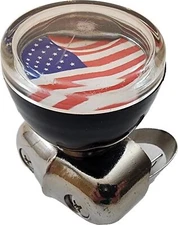Custom Accessories 40004 USA American Flag Style Steering Wheel Spinner Knob
