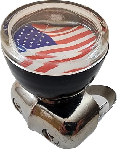 Custom Accessories 40004 USA American Flag Style Steering Wheel Spinner Knob - Bild 1 von 7