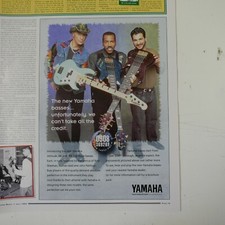 21x30cm magazine cutting 1994 YAMAHA ,  billy sheehan nathan east john patitucci