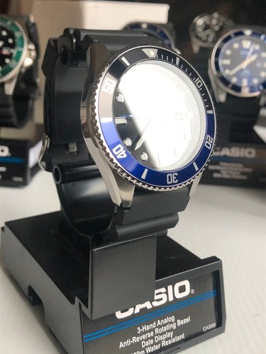 Casio MDV 106 "Hart" Marlin Batman Ring blau/schwarz - Bild 6 von 10