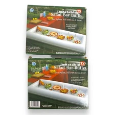 Inflatable Salad Bar Buffet Food Cooler Indoor Outdoor Camping  Lot Of 2