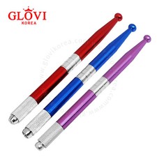 Round Microblading Pen Red Blue Purple PMU Tattoo Micro Needle Rod