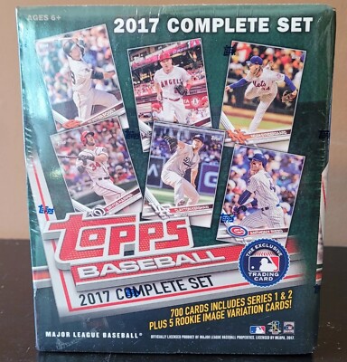 2017 Topps Baseball Complete Set Series 1&2 Factory Sealed 2x