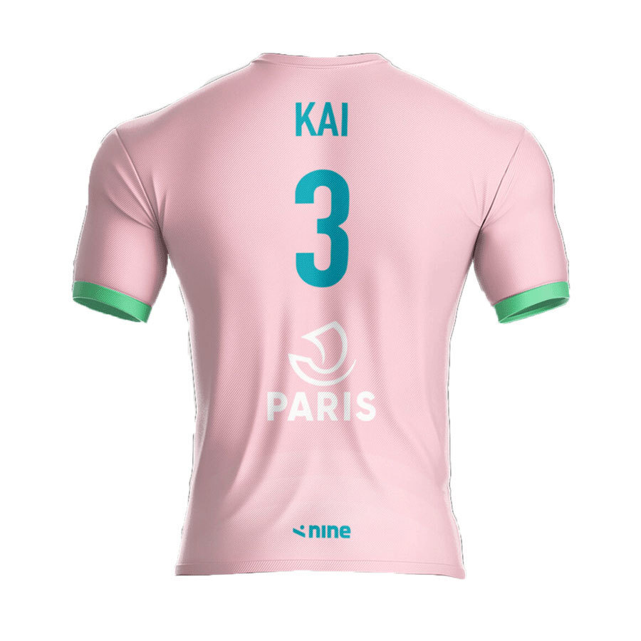 YUTO KAI Paris Volley Match Jersey (Pink) Japan National Team