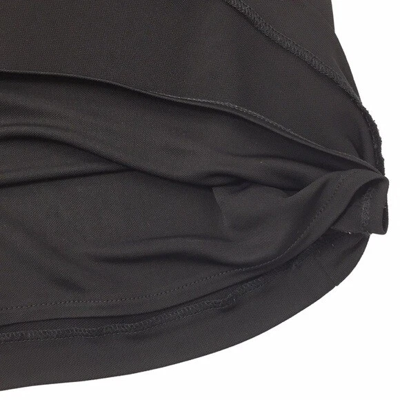 Abito donna T Alexander Wang taglia XS nero senza maniche maglia ritaglio bodycon