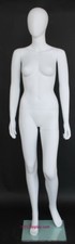 5 ft 10 in Female Abstract Head Mannequin Matte White New Style Mannequin SFW42E