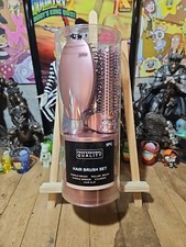 New/Sealed Hair Care Professional Quality Hair Brushes Set Rose Gold
