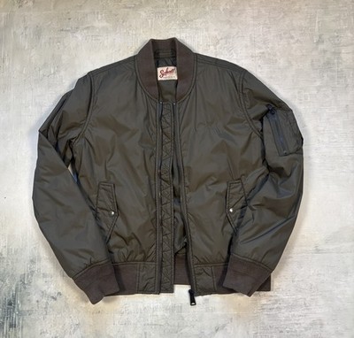Schott NYC Bomberjacke Vintage   M   Olivgrün