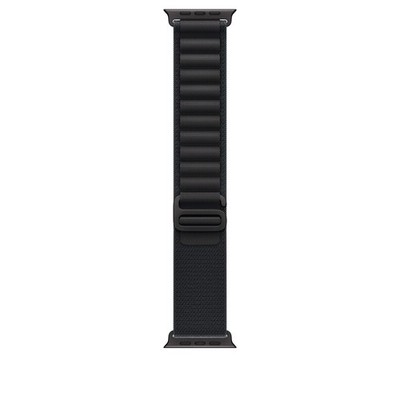 Authentic Apple - 49mm Black Alpine Loop - Medium - Black Titanium Finish