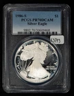 1986-S 1 oz Silver American Eagle Proof Coin - PCGS PR 70 DCAM - SKU-E3793