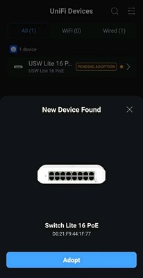 Ubiquiti Unifi USW-Lite-16-PoE Switch