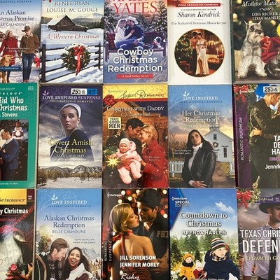 Harlequin Love Inspired Christmas Romance Holidays Random Mix 12 Book Lot MMPB