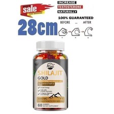 Pure Himalayan Shilajit GOLD Gummies Organic Extremely Potent 3000mg,Fulvic Acid