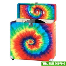 Collector Vinyl Storage Case Durable Design Easy Carry Handle Holds 30 Records