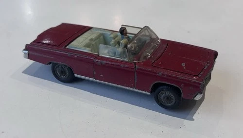 Vintage 1960s Corgi Toys No. #246 Chrysler Imperial With Driver & Golf Clubs
