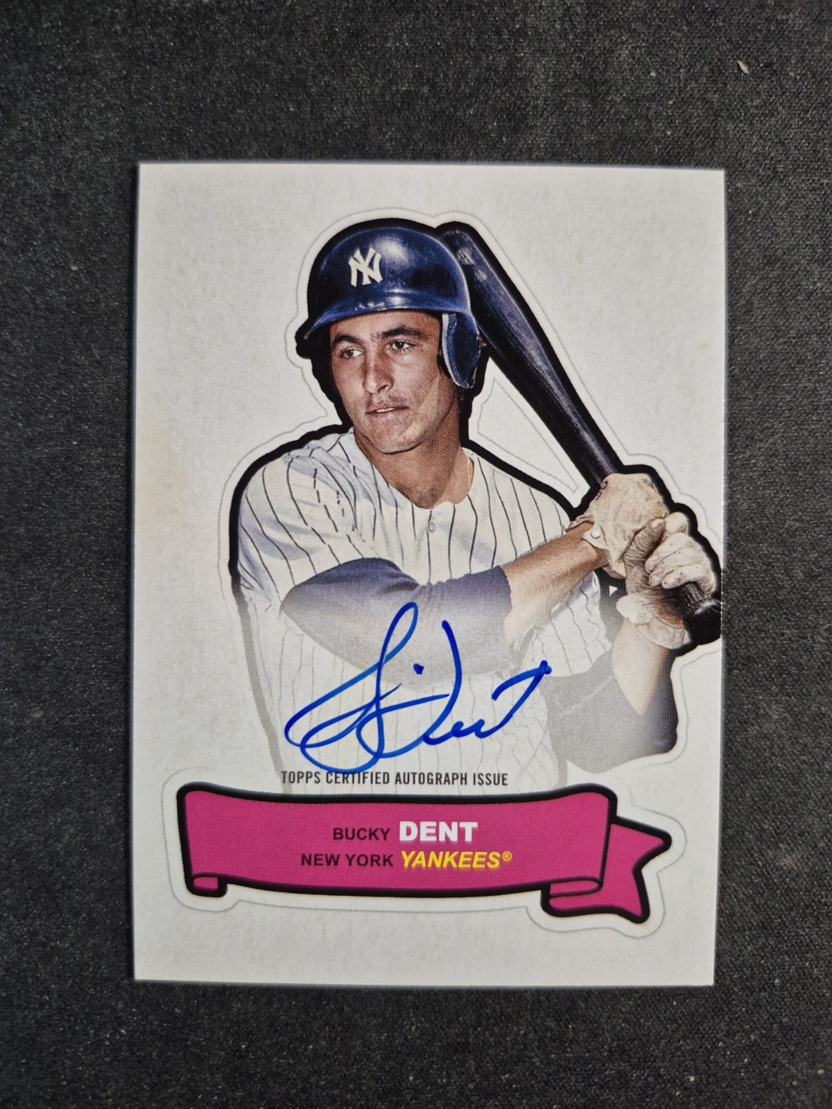 Bucky Dent #68AA-BD Baseball Cards 2024 Topps Archives 1968 Action All-Stars Autograph trading card — raw and PSA graded price guide