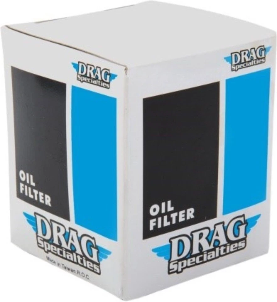 Filtro de aceite negro Drag Specialties DS-275109 para doble cámara 99-17 FXST FXD Touring Foto 2 de 2