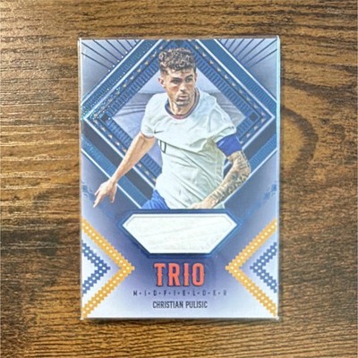 Futera Unique 2025 Christian Pulisic AC Milan USA TRIO Match Worn Patch 08/10