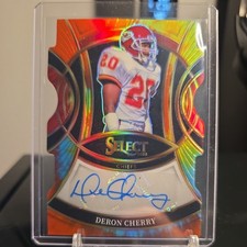 DERON CHERRY 2025 SELECT SIGNATURES TIE-DYE PRIZM CHIEFS AUTO /25