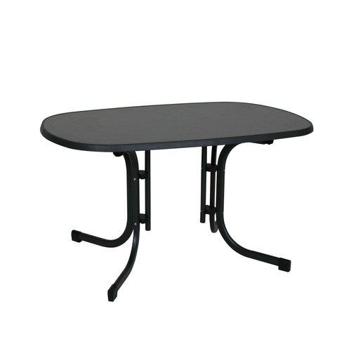 Gartentisch BHT 140x70x90 cm grau Outdoortisch