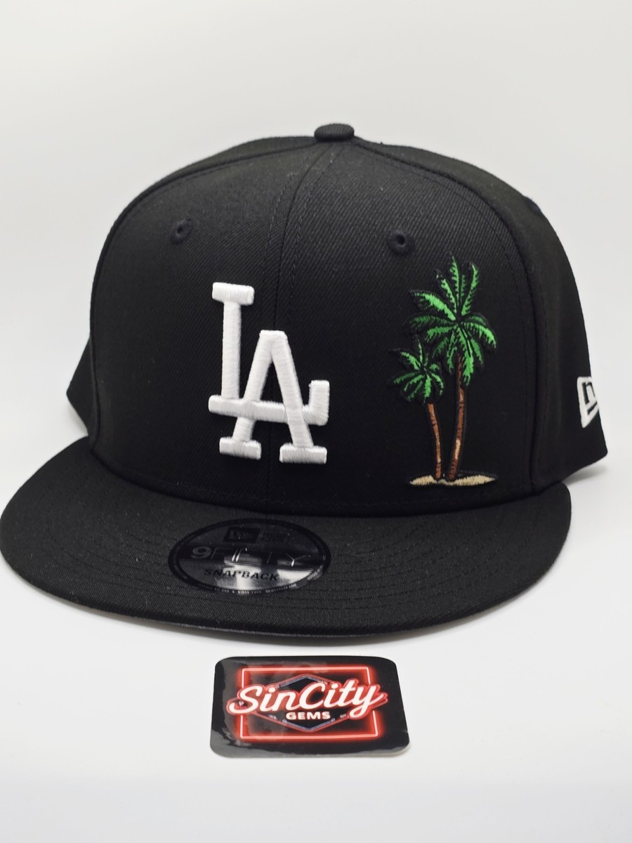 New Era Los Angeles Dodgers Palm Tree 🌴 Black 9Fifty Snapback Hat