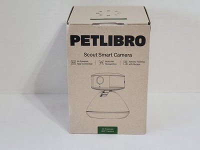 PETLIBRO Scout Smart Camera Model PLPC001 AI Powered 360 Motion - White