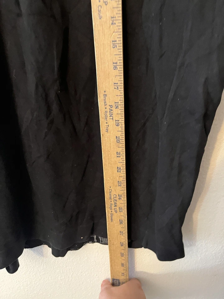 Camiseta de manga corta de algodón negra talla grande de Zara para hombre Foto 4 de 4