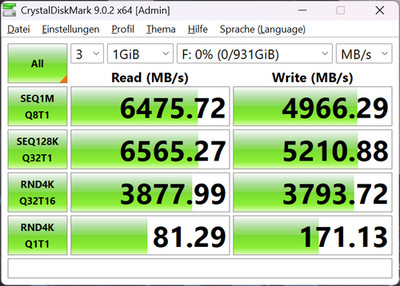 Samsung 980 PRO NVMe M.2 SSD 1TB Interne SSD (MZ-V8P1T0BW)