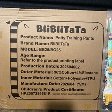 Potty training pants Boys Size 8